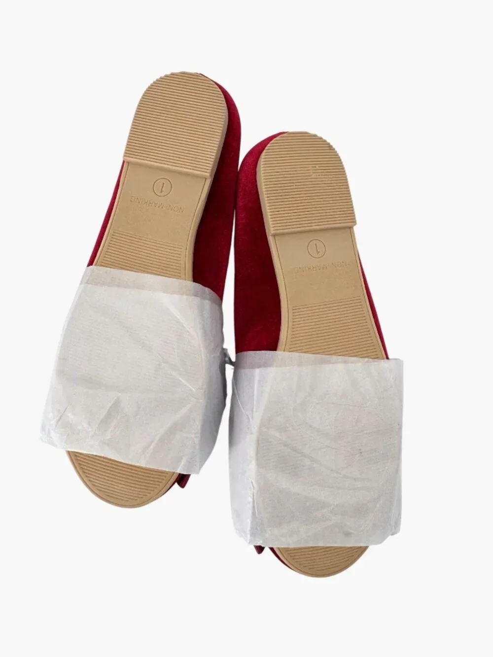 NEW Cat & Jack Girls' Perla Ballet Flats - Red - Size 1